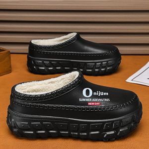 Unisex Instappers voor Heren en Dames, Winter Slippers met Dikke , Fleece Gevoerde Warme Schoenen, Trendy Veelzijdige Casual Schoenen voor Thuis en Buiten