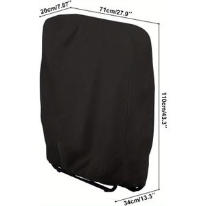 1pc/2pcs/4pcs Folding Patio Chair Covers, Outdoor Furniture Cover, 0 Gravity Chair Covers, Folding Patio Chair Covers All Weather, Anti Gravity Chair Cover With Storage Bag, 28"w X 13"d "h, Blac