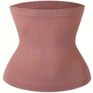 Vier Seizoenen Warme Buikwikkel voor Vrouwen, Postpartum Taillebescherming en Koudepreventie Riem met Hoge Elastische Maagvormende Buikrimpel