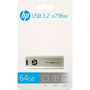 HP USB 3.2 Metal USB-Stick 32GB 64GB 128GB 256GB Pen Drive Creatieve Persoonlijkheid Auto Muziek Cadeau USB 3.2 PenDrive