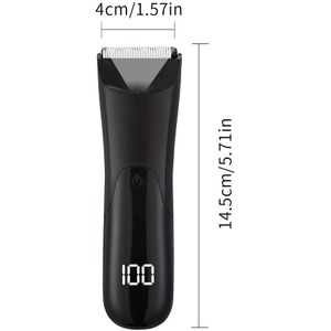 Herenslijper voor het lichaam, elektrische scheerapparaat, elektrische - en haartrimmer, keramisch mes mannelijke hygiëne scheertrimmer, volledige lichaamsverzorging