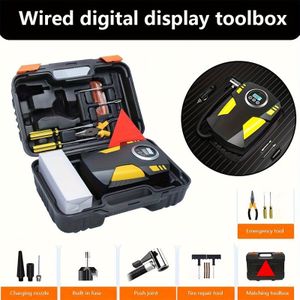 Portable bandenpomp luchtkompressor, bedrade snelle luchtcompressor, draagbare autobandenpomp, krachtige auto-accessoires