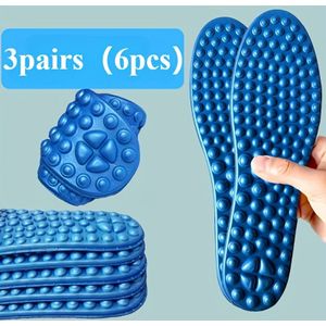 6 stuks/3 paar Massagezolen, Voetmassage Schoenpads, Reflexologie Voetmassager