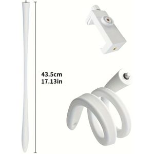 1 stuks Verstelbare Zwanenhals Camera Standaard | Geschikt voor Babyfoon, Binnen Camera's, Geen Boren Vereist, Eenvoudig te Installeren, Ontwerp, Gemaakt van ABS Materiaal door BSAVLR