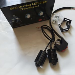 1 Set Rijverlichten met Hoge en Lage Beam voor Motorfietskoplampen, LED-lampen in één doos, LED-verlichting voor motorfietsen en LED-werklichten, zonder batterij