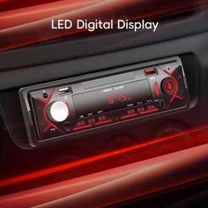 1DIN In-Dash Autoradio (met afstandsbediening) Digitale Audio Muziek 12V Auto Speler FM Radio MP3 Speler Ondersteuning USB Opladen/ SD/ AUX-IN met 32GB TF Kaart (optioneel)