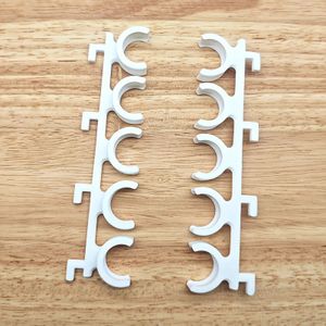 2 stuks 5mm Gat Bord Spoelhouder Organizer met 10 Vakken voor Naaibenodigdheden, Spoel Kaarthouder, Spoelhouder Organizer, Naaibenodigdheden Opbergruimte