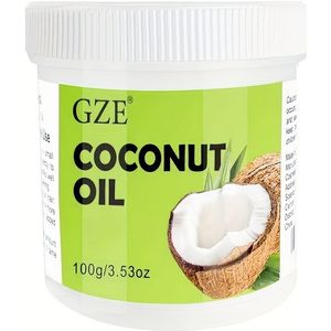 GZE Kokosolie Koudgeperst Vierge Cocosnootolie Draagolie Gefractioneerd voor Lichtbeige en Haarverzorging Nagelmassageolie Glad en Hydraterend