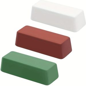 A Set Of 3 Composite Polishing Waxes For Polishing And Shining Metals, Jewelry, Wood, And Other Materials.