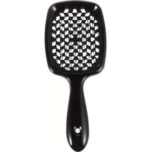 1 stuk Anti-Statische Dubbel-Nat/ Pastelkleurige Holle Mesh Stylingkam voor Glad Haar