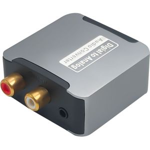 Optische/spdif Naar Rca Audio Converter Sluit Versterker Adapter High Fidelity Stereo Audio Speakers 192 khz Voor Sharp /sony/samsung Tv