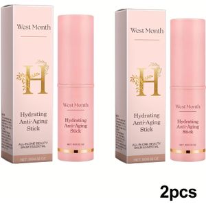 2 stuks Hyaluronzuur Gezichtshydratatie Stick Voedende Moistureerstick 9g*2 voor Mannen & Vrouwen