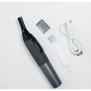 Elektrische Wenkbrauw Scheerapparaat voor Mannen | Oplaadbaar Gezichtshaar Scheerapparaat met Scherp Mes voor Wenkbrauwen, Bakkebaarden, - en Oorhaar, USB Opladen, ≤36V, Batterij - Conduroma