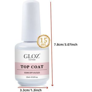 3 stuks 15ml Gel Nagellak | Glanzende Finish, Langhoudend, Soak Off, Compatibel met LED Nagel Lamp, Design, Ideaal Cadeau voor Vrouwen