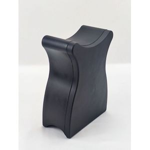 1 stuk verstelbare voetverzorgingskruk & voetkussen - Stevige plastic voetensteun met rugleuning voor pedicure/epidurale spa - Salon & thuis nagelwerkstation (Nee, eenvoudige montage)