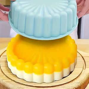 1pc Silicone Egg, Cake Baking Pan For Air Fryers, Heat Microwave/ Dishwasher Safe Cake, Indoor Outdoor Baking Tool