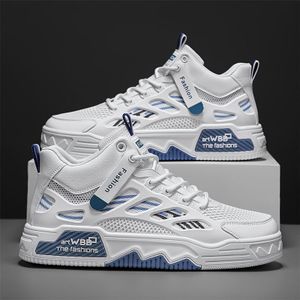 Top Grafische Vetersluiting met Rond Teen, PU- en Bovenwerk, Stoffen Voering en