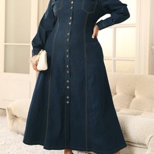 218337 #Denim Dress