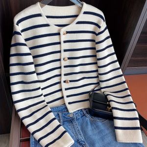 Veelzijdig Casual Elegant Contrasterende Cardigan