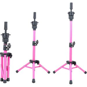 Verstelbare mannequin hoofdstand, versterkte driehoekbasis, unisex volwassen haarstyling trainingsinstrument, cosmetische pruikhouder, professionele salonapparatuur