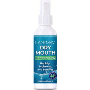 Lanemay Droge Mond Hydraterende .01fl.oz. - Stimuleert Speeksel voor een Frisse Adem, Vermindert Zuur, Snelle Verlichting, Langdurig Effect, Natuurlijke Ingrediënten, Ideaal voor Volwassenen