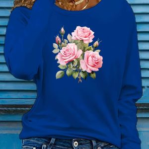 Valentine's Day Themed Pink Long-sleeve T-shirt With