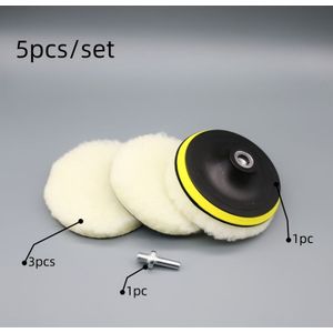 5pcs Kit: Premium Polishing & Waxing Sponges For Auto, Boat, Glass & Floor - Durable Blend For Streak-free Shine & Long-lasting Protection