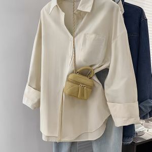 Dames 2025 Herfst/Winter Nieuwe Kleur Casual Overhemd