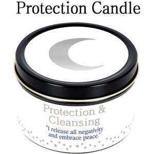 3oz Wet van Aantrekking Manifestatie Kaars met Sojawas en Zwarte Kristallen - Beschermingsrituele Kaars voor Spirituele Balans, Thuiszegening en Aantrekking - Perfecte Cadeau voor Ontspanning