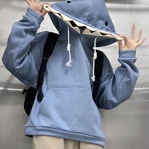 Cozy Fleece-lined Hoodie For - Vintage , & Warm, Loose Fit With Pockets, Fall/winter, Cozy Hoodie