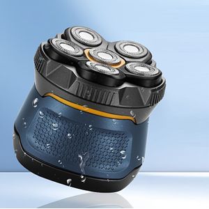 FEIYBA 6D Verbeterde Kop Scheerapparaat voor Kaal Mannen, Magnetische Elektrische Scheermes Haartrimmer met Batterijcapaciteit, Oplaadbare LED Display, Nat/ Kop Scheerapparaten met Type-C Opladen