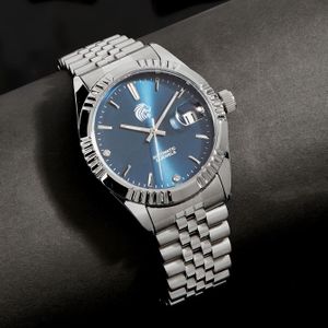Fashion Men' Mechanical Watch With Stainless Steel Watchband