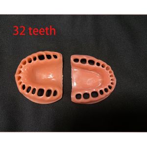 Tandvlees Tanden Onderwijzingsmodel, Vervangbare Reservetandvlees, Siliconetandvlees Tandenmodel, Mond Tanden Oefenen, Geschikt voor Tandheelkundig Onderwijs, Onderwijsinstrumenten, DIY Maken