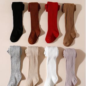 8st Meisjes Panty's - Zacht Rekbare Comfortabele Pasvorm, Wit & Gestreept Ontwerp, Perfect voor Schooluniformen, Casual Outfits en Dagelijks , Alledaagse Panty's | Panty's | Polyester Mix