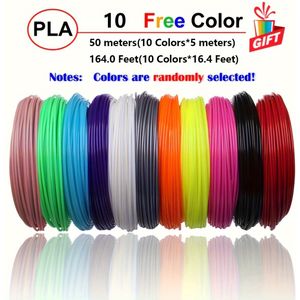 5/16/20/24 Colors Per Pack Pla Filament For 3d Printer And 3d Pen, 5m/16.4ft For 3d Pen, 1.75mm Pla 3d Print Filament