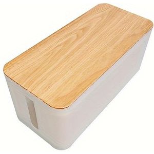 Moderne Marmerstijl Kabelbeheerdoos - Verberg Draden & Stekkerdozen, TV-Koord Organizer voor Thuis & Kantoor Decor | Verkrijgbaar in Maten S/M/L, Opbergbakken voor Thuisorganisatie