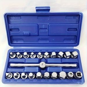 21- Oliepan Olie Sleutel voor Volkswagen Audi Auto Onderhoud Vierhoek en Zeshoekige Olie Vervangings- en Onderhoudsgereedschap