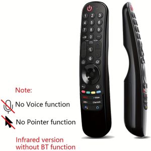 Vervangende MR21GA Afstandsbediening AKB76036202 voor ThinQ 55UP75006 NANO75 CX G1 A1 (Zonder spraak- en aanwijzerfunctie), Moderne Controller,Stijlvolle Afstandsbediening