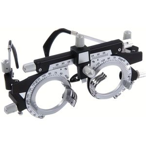 CINACE Optisch Testbril voor Visuele Testen is een Volledig Verstelbare Optische Bril Gebruikt voor Oogonderzoeken en het Testen van Brillen door Optometristen en Opticiens (48-80mm).
