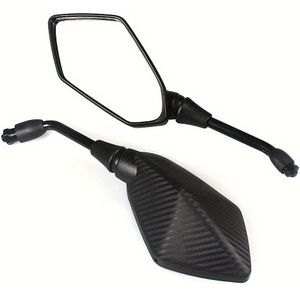 Set van 2 Universele 10Mm Achteruitkijkspiegels voor Motorfietsen, Ontworpen voor Veiligheid, Geschikt voor Atv's, Utv's en Scooters.