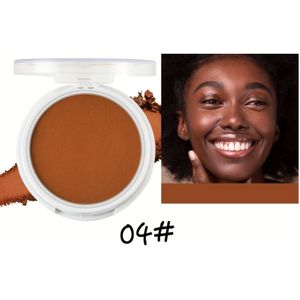 Beauty Tarwe Bronzing Poeder, , Zweetbestendig & Olie Control, Concealer Contouring Foundation, Medium Deep Huidton, Waterbestendig, Alle Huidtypes, met Poedervlok & Spiegel