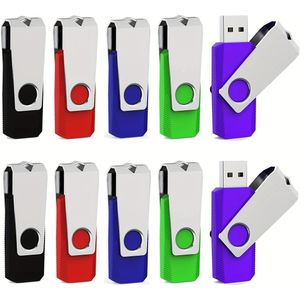10 Stuks USB- 4 GB 8 GB 16 GB 32 GB 64 GB USB-flashdrives USB 2.0-geheugenstick USB-drive Zip Drive Jump Drive Multipack Voor Foto's, Muziek, Video's, Opslag En Overdracht Van Bestanden