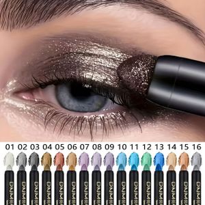 16-delige Set Gekleurde Parel Oogschaduw Potlood Eyeliner Highlighter Stick Eyeliner Gel Potlood voor Halloween Kerstmis