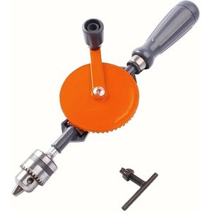 Manual Hand Drill With 1/4-inch Capacity And Cast Steel Double Pinions Design