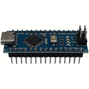 Nano V3.0 CH340G Board met Atmega328P Microcontroller - //Externe Voeding, Compatibel met R3, Kleine Enkelbordcomputer voor DIY Elektronica, , IoT (Geen Montage Vereist)