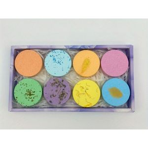 8-delige Douchesteamers Cadeauset voor Vrouwen, Voetbad Zoutballen, Voetverzorging Voetspa Badbal, Voetmassage Bal, Voetbad Zoutballen, Voetverzorging Voetspa Bal voor Vrouwen Mannen