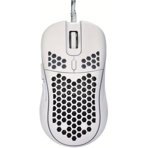 Bestverkopende lichtgewicht bedrade LED-gamingmuis met een honingraatontwerp, 7200 DPI, ergonomische optische sensor en 6 knoppen.