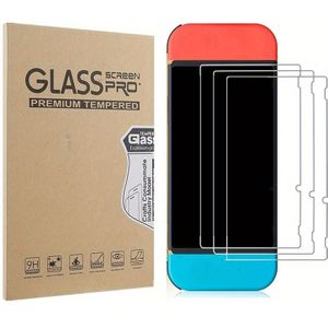 [3 Packs] Screen Protector Tempered Glass For Switch, Transparent Anti-scratch Screen Protector Compatible With Switch / Switch Oled / Switch Lite