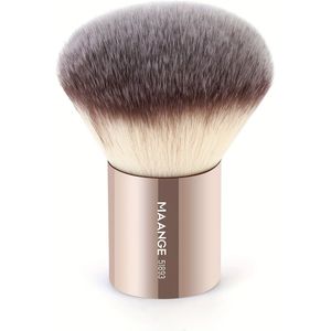 MAANGE Zachte Borstel voor Blush, Aluminium Handvat, Nagelborstel voor op Reis, Ideaal voor Beginners
