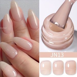 10ml Jelly Nude Gel Nagellak 50 Kleuren Semi- Lente Zomer Soak Off LED Nagelgel Vernis